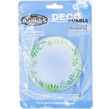 П BUBBLE DECO 24" Листья зеленые