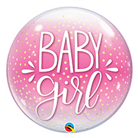 П BUBBLE 22" Baby Girl конфетти