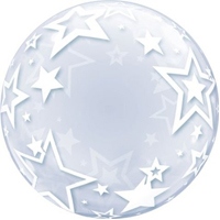 П BUBBLE DECO 24" Звезды