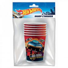 Набор стакан Hot Wheels 250мл 6шт